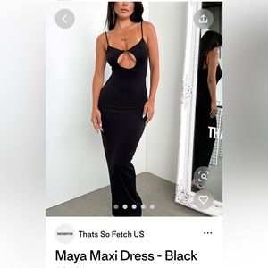 Maxi Dress with Cutout